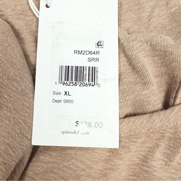 Splendid Knit Racerback Belted Maxi Dress, Size XL - Picture 10 of 11